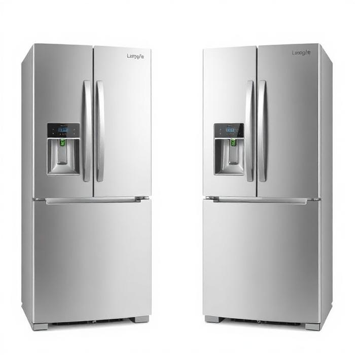 ArcticCool Side-by-Side Refrigerator